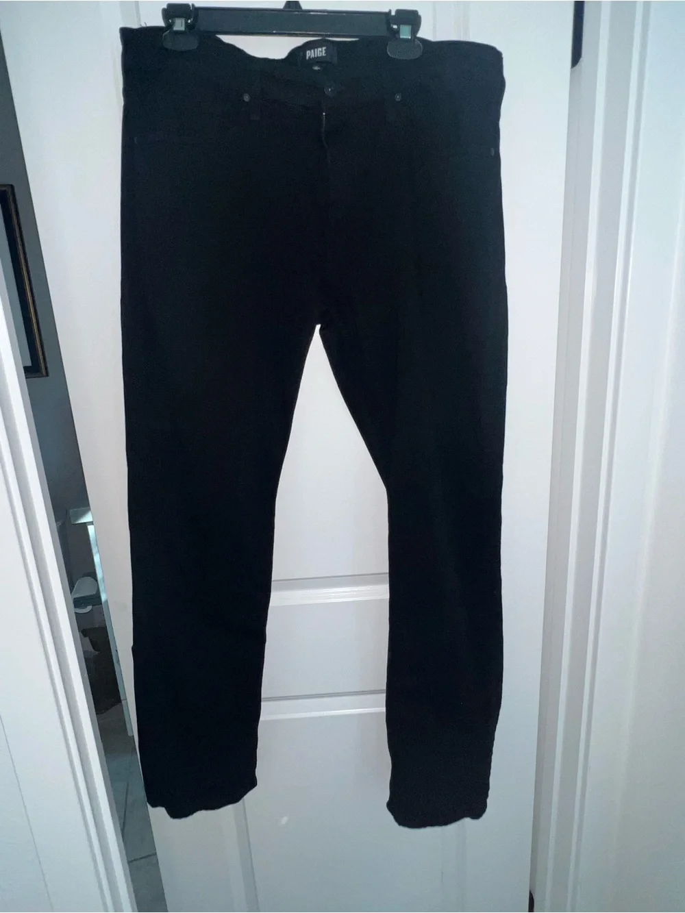 PAIGE Black Straight-Leg Men’s Jeans